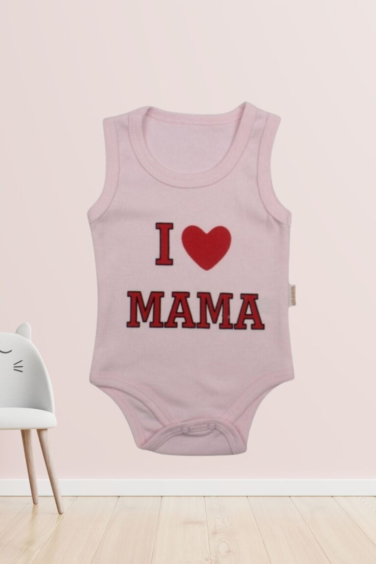 Κορμάκι Βρεφικό Αμάνικο Mama D9021