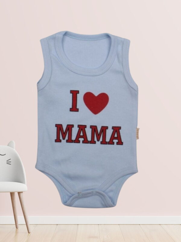 Κορμάκι Βρεφικό Αμάνικο Mama W9021
