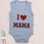 Κορμάκι Βρεφικό Αμάνικο Mama W9021