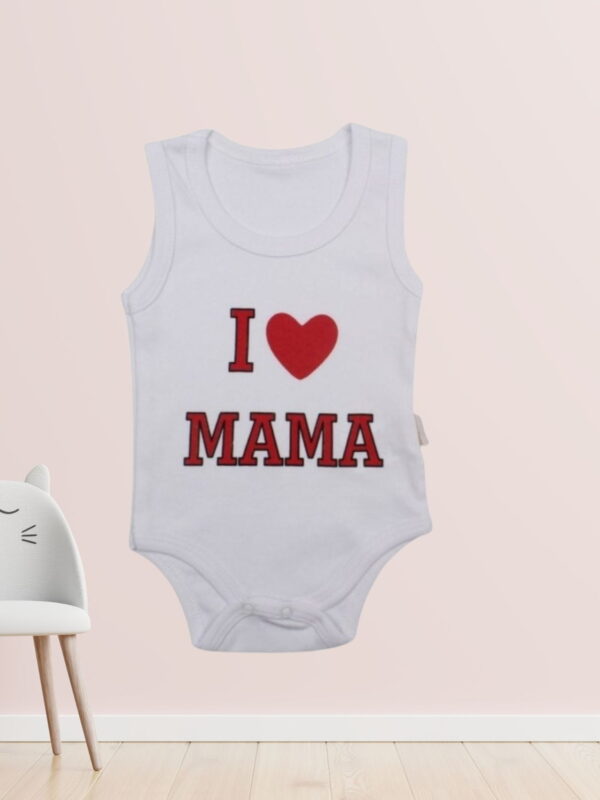 Κορμάκι Βρεφικό Αμάνικο Mama R9021