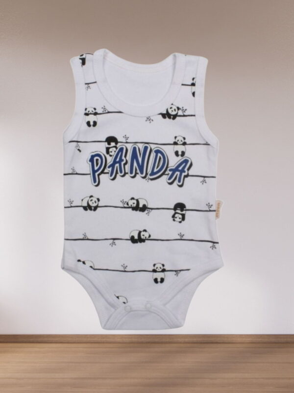 Κορμάκι Βρεφικό Αμάνικο Panda R9010