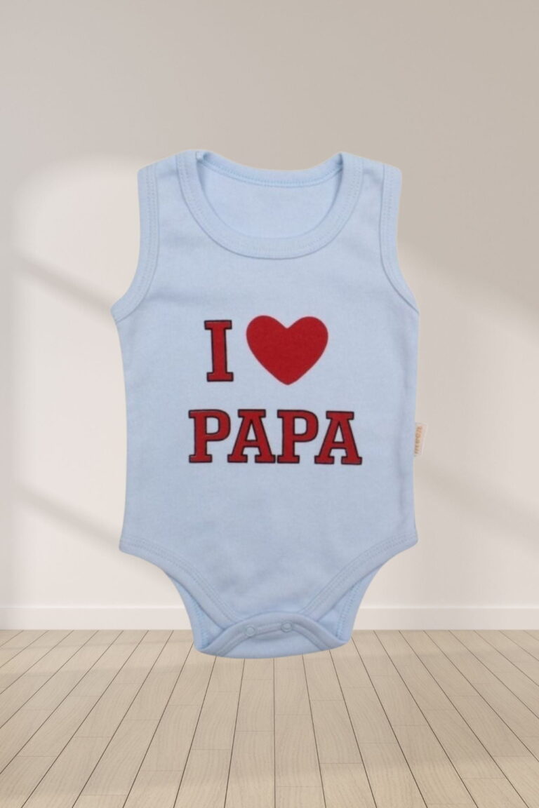 Κορμάκι Βρεφικό Αμάνικο Papa W9020