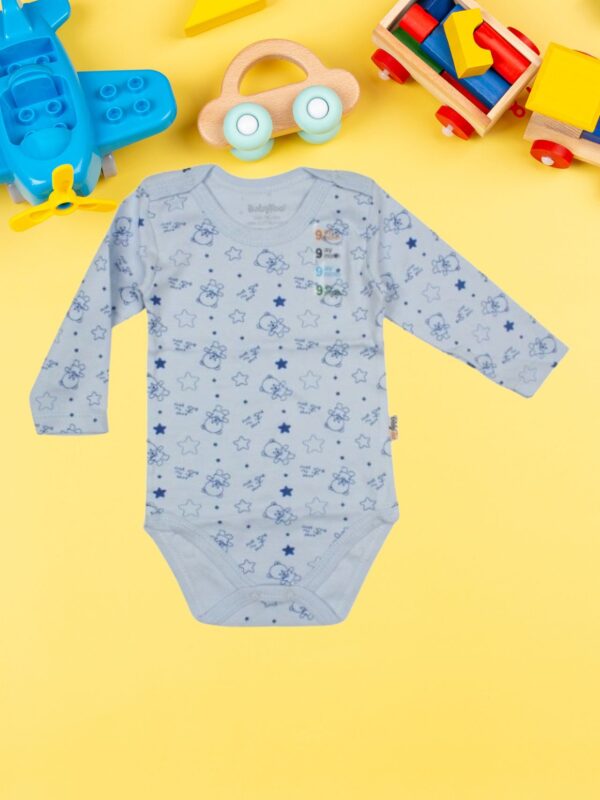 Κορμάκι Βρεφικό Μακρύ Μανίκι W7082