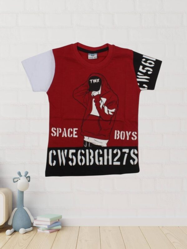 Παιδική Κοντομάνικη Μπλούζα Για Αγόρι 01-4430