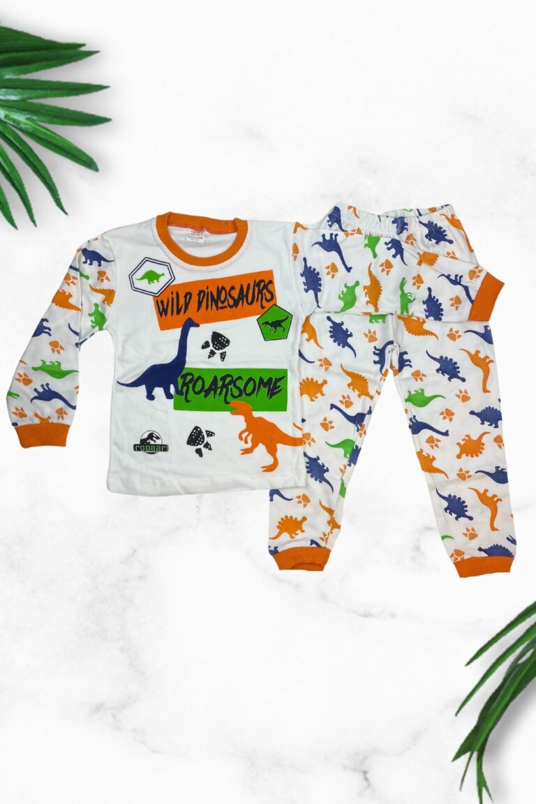 Παιδική Πιτζάμα Wild Dinosaurs Για Αγόρι W3175