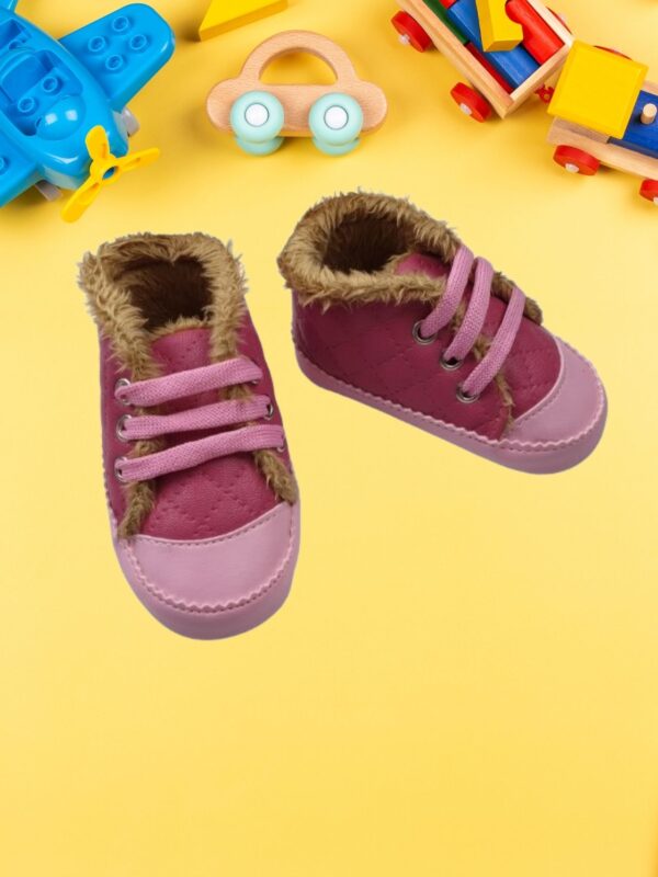 Παπούτσια Αγκαλιάς Με Γούνα G1353