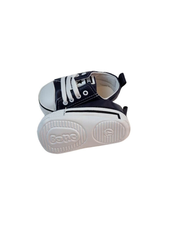 Παπούτσια Αγκαλιάς Δερματίνη Με Κορδόνια G0628