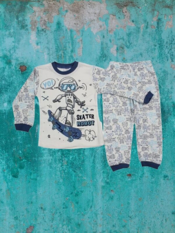 Πιτζάμα Παιδική Skater Robot 02-4410