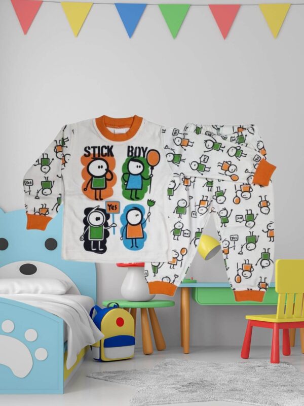 Πιτζάμα Παιδική Stick Boy F1016