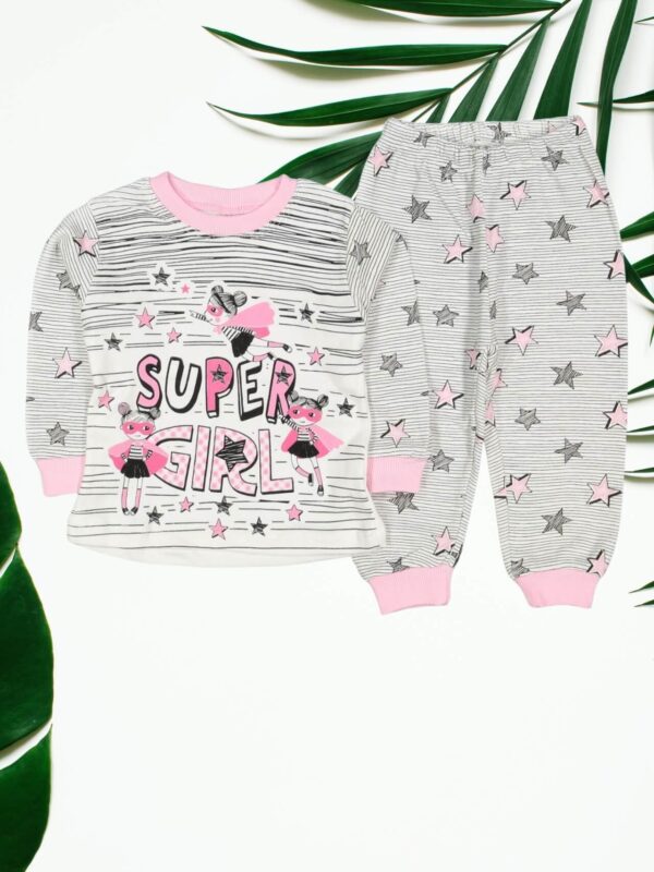 Πιτζάμα Παιδική Super Girl F1635