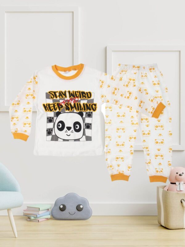 Πιτζάμα Παιδική Με Τύπωμα Keep Smiling W3755