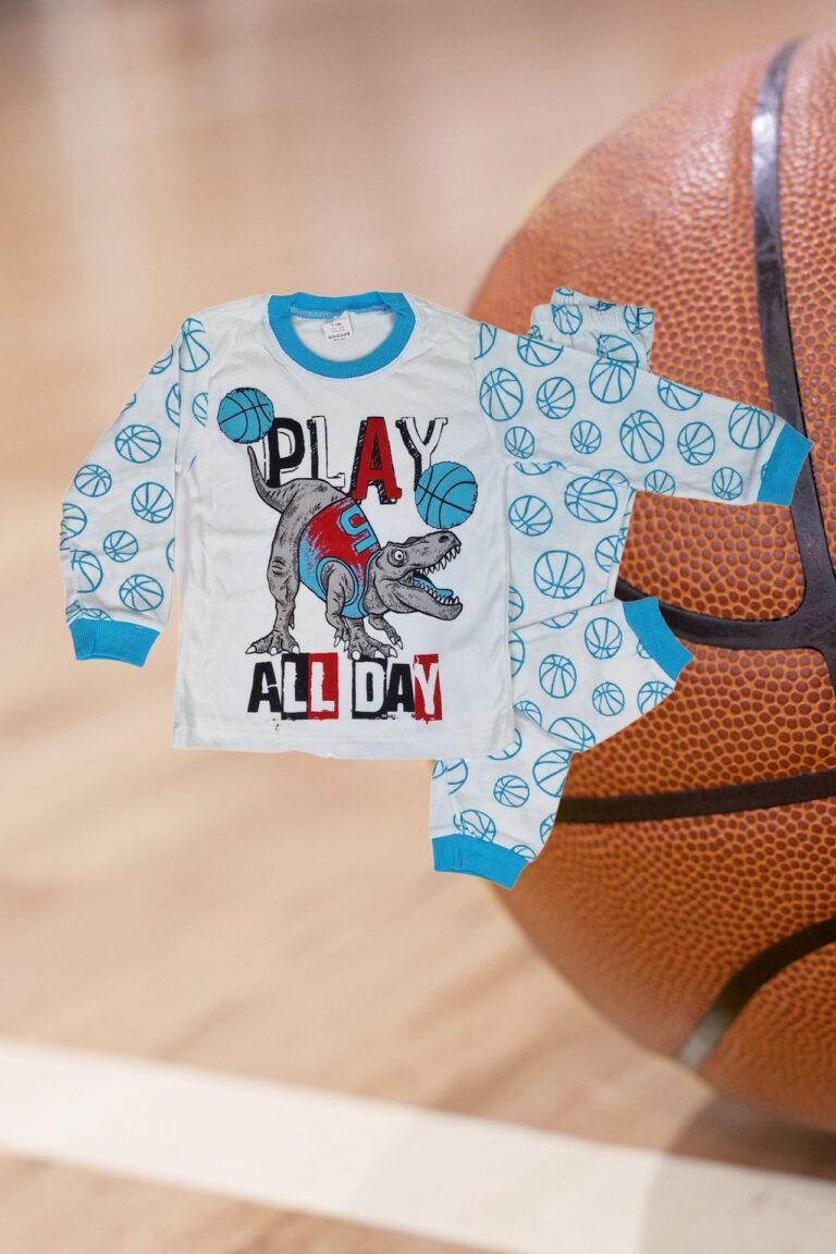 Πιτζάμα Παιδική Με Τύπωμα Play All Day D3685