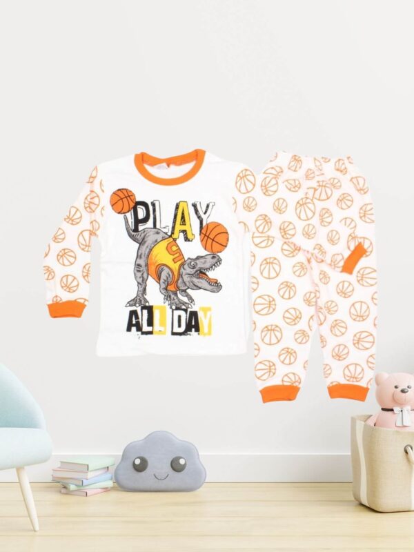 Πιτζάμα Παιδική Με Τύπωμα Play All Day R3685