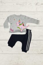 Σετ Βρεφικό Μπλουζάκι Παντελονάκι Cute Dino W1326