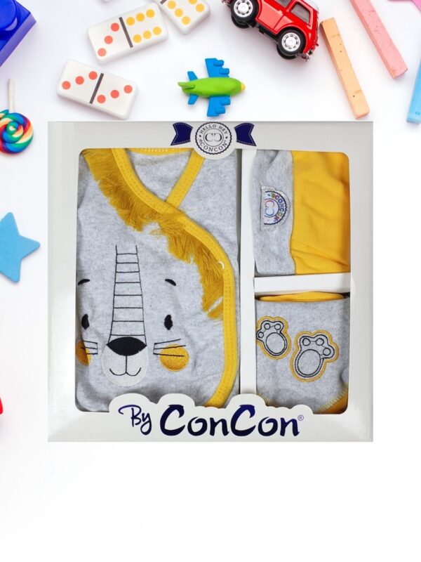 Σετ Δώρου Για Νεογέννητο Lion 5 τμχ. 0105