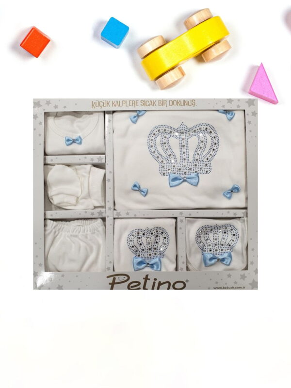 Σετ Δώρου Για Νεογέννητο Little King 10 τμχ. 02-7079