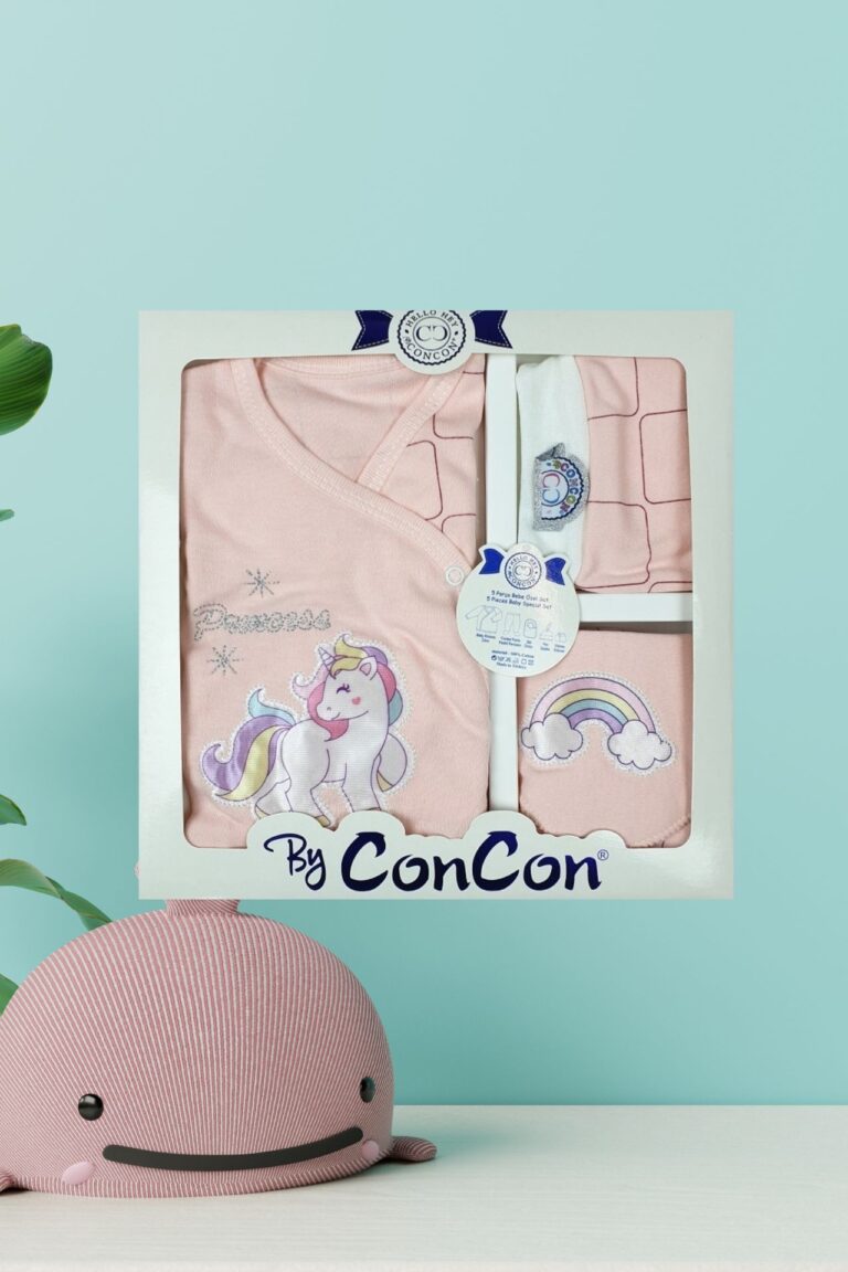 Σετ Δώρου Για Νεογέννητο Unicorn 5 τμχ. 02-5017