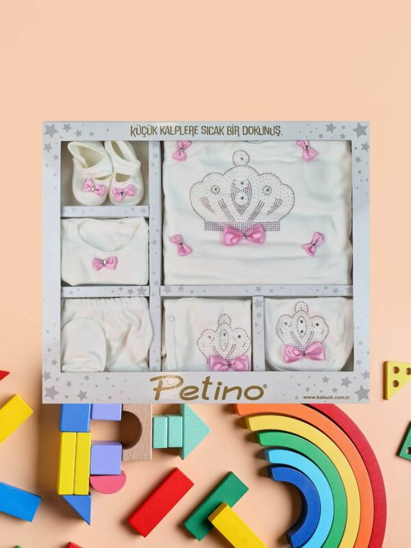 Σετ Δώρου Για Νεογέννητο Κορόνα 10 τμχ. D9043