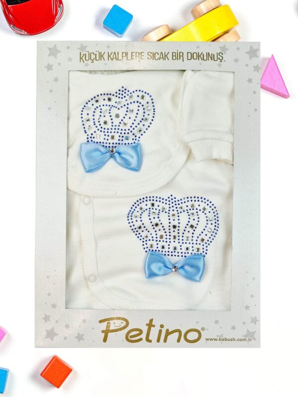 Σετ Δώρου Για Νεογέννητο Κορώνα 5 τμχ. R7119