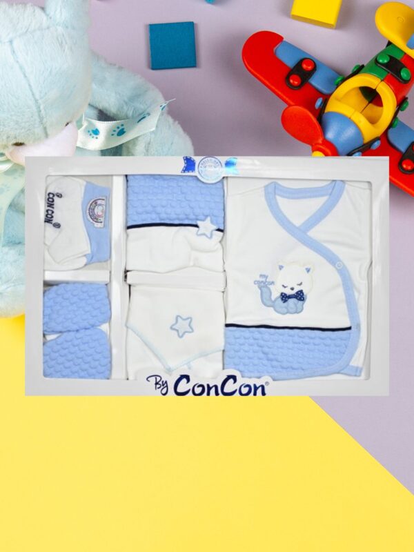 Σετ Δώρου για Νεογέννητο Cute Kitty 8 τμχ. 01-0808