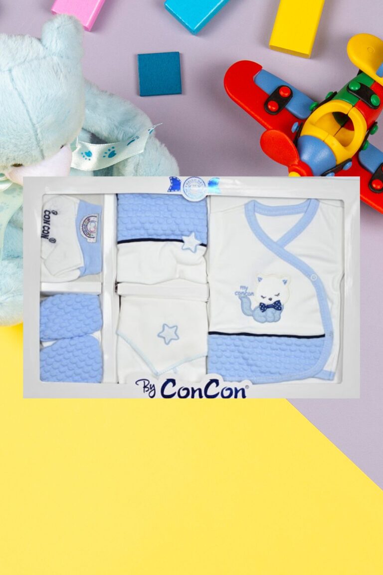 Σετ Δώρου για Νεογέννητο Cute Kitty 8 τμχ. 01-0808