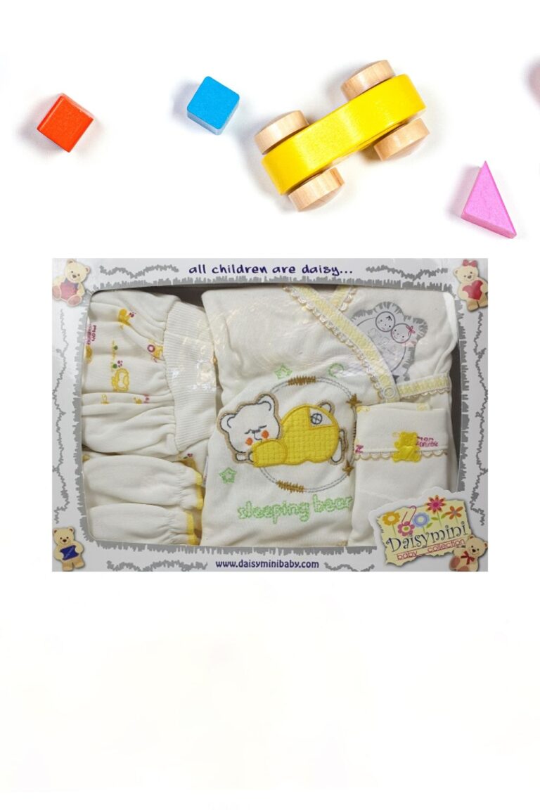 Σετ Δώρου για Νεογέννητο Sleeping Bear 5 τμχ. V0010