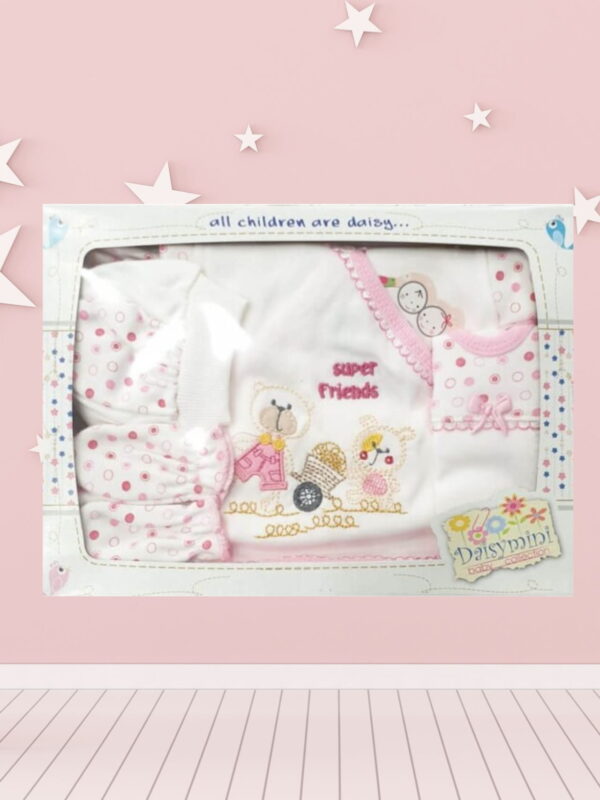 Σετ Δώρου για Νεογέννητο Super Friends 5 τμχ. D0011