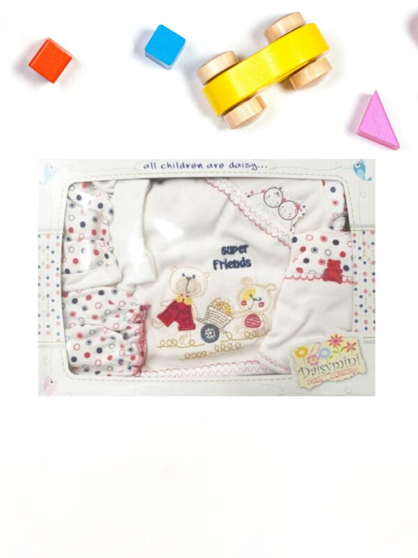 Σετ Δώρου για Νεογέννητο Super Friends 5 τμχ. R0011