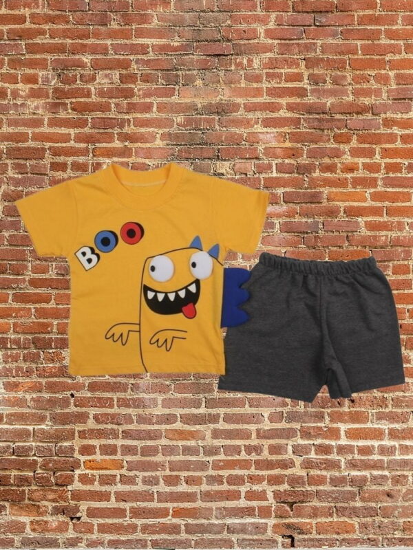 Σετ Παιδικό Μπλουζάκι Παντελονάκι Boo W2101