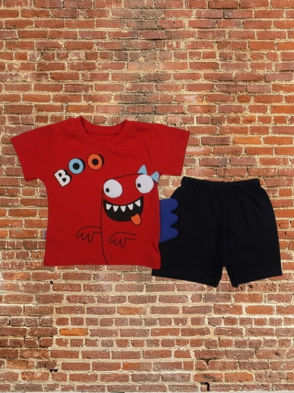 Σετ Παιδικό Μπλουζάκι Παντελονάκι Boo R2101