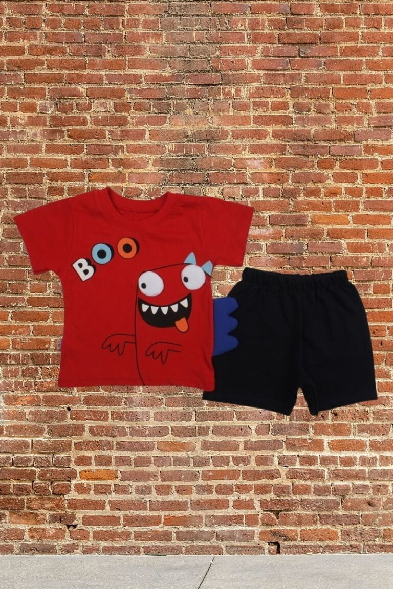 Σετ Παιδικό Μπλουζάκι Παντελονάκι Boo R2101