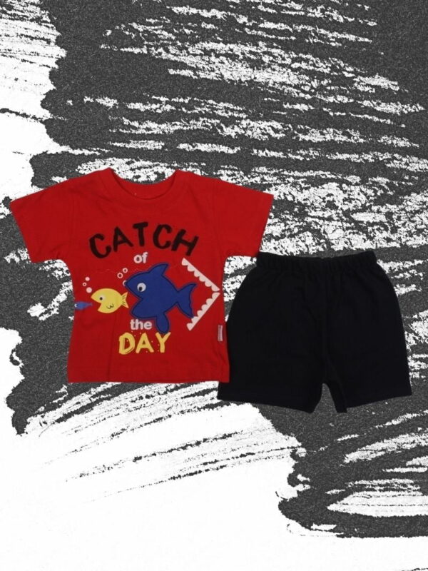 Σετ Παιδικό Μπλουζάκι Παντελονάκι Fish R2102