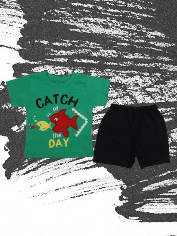 Σετ Παιδικό Μπλουζάκι Παντελονάκι Fish G2102