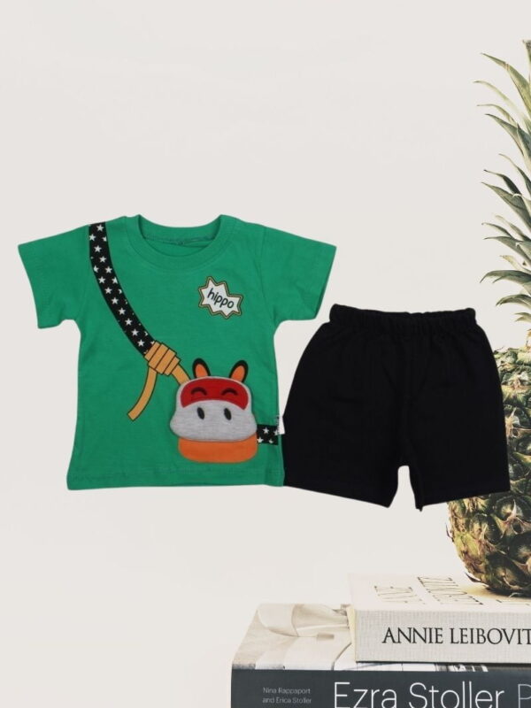 Σετ Παιδικό Μπλουζάκι Παντελονάκι Hippo G2108