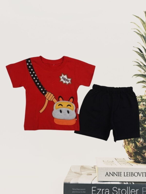Σετ Παιδικό Μπλουζάκι Παντελονάκι Hippo D2108