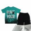 Σετ Παιδικό Μπλουζάκι Παντελονάκι Make Your Life Print F0607