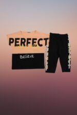 Σετ Παιδικό Μπλουζάκι Παντελονάκι Miss Perfect R0441