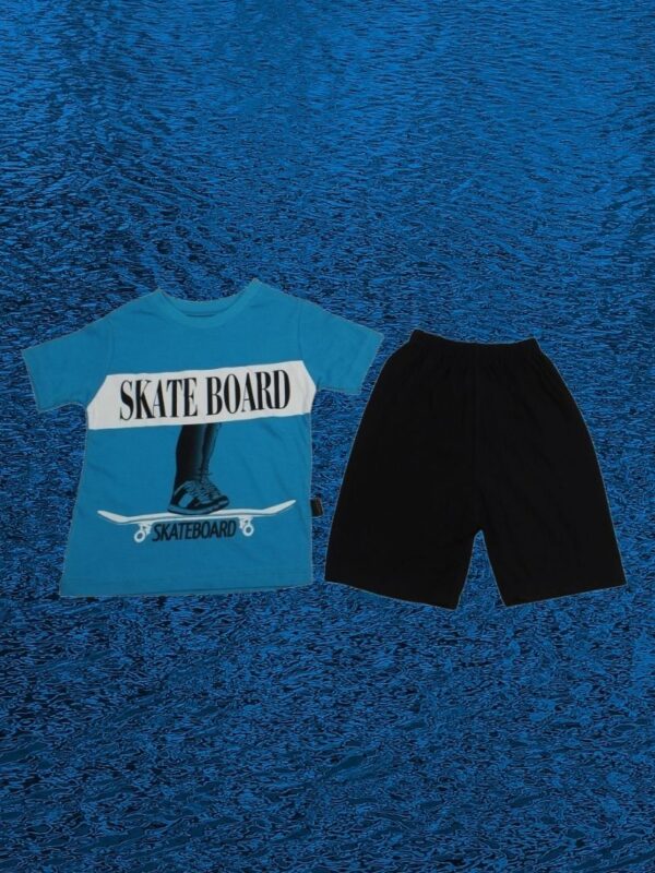 Σετ Παιδικό Μπλουζάκι Παντελονάκι Skate Board W0621