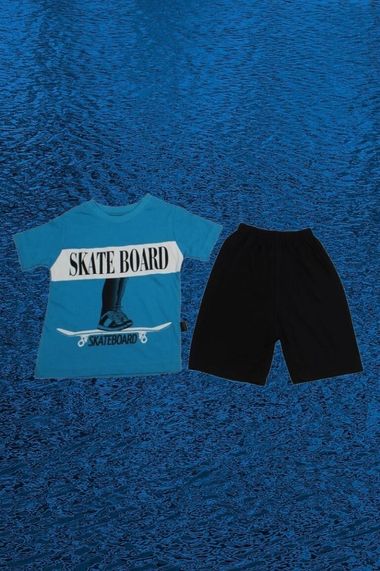 Σετ Παιδικό Μπλουζάκι Παντελονάκι Skate Board W0621