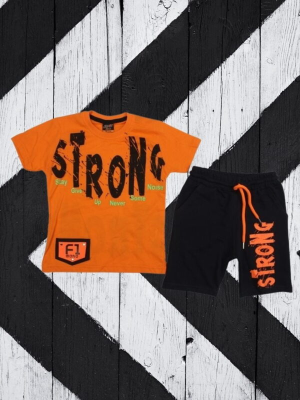 Σετ Παιδικό Μπλουζάκι Παντελονάκι Strong G20106