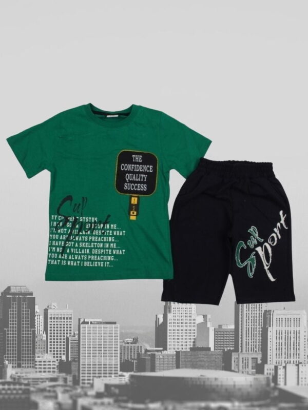 Σετ Παιδικό Μπλουζάκι Παντελονάκι Support F7151