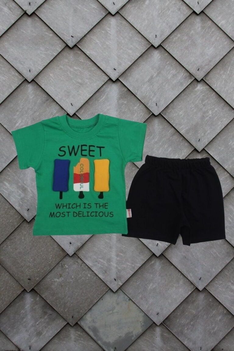 Σετ Παιδικό Μπλουζάκι Παντελονάκι Sweet And Colorful G2107