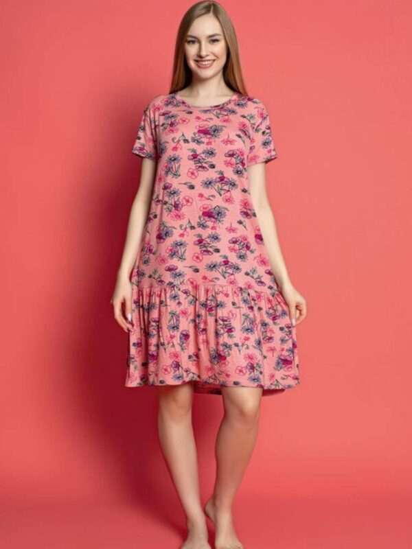 Φόρεμα Homewear Κοντό Μανίκι R5120